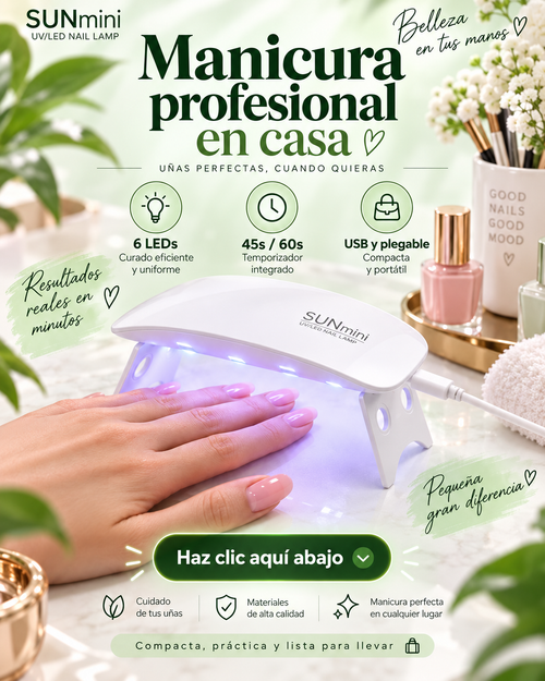 Lámpara Portátil UV/LED Uñas