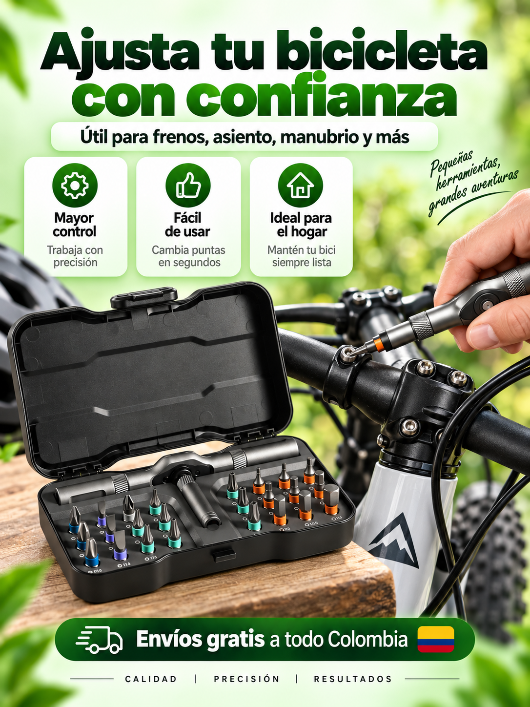 Destornillador Ratchet Trinquete 24 en 1