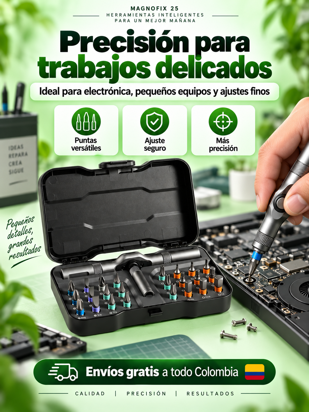Destornillador Ratchet Trinquete 24 en 1
