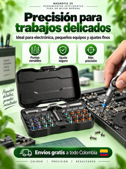 Destornillador Ratchet Trinquete 24 en 1
