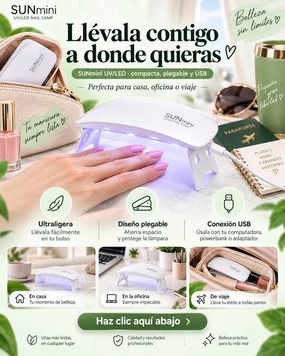 Lámpara Portátil UV/LED Uñas
